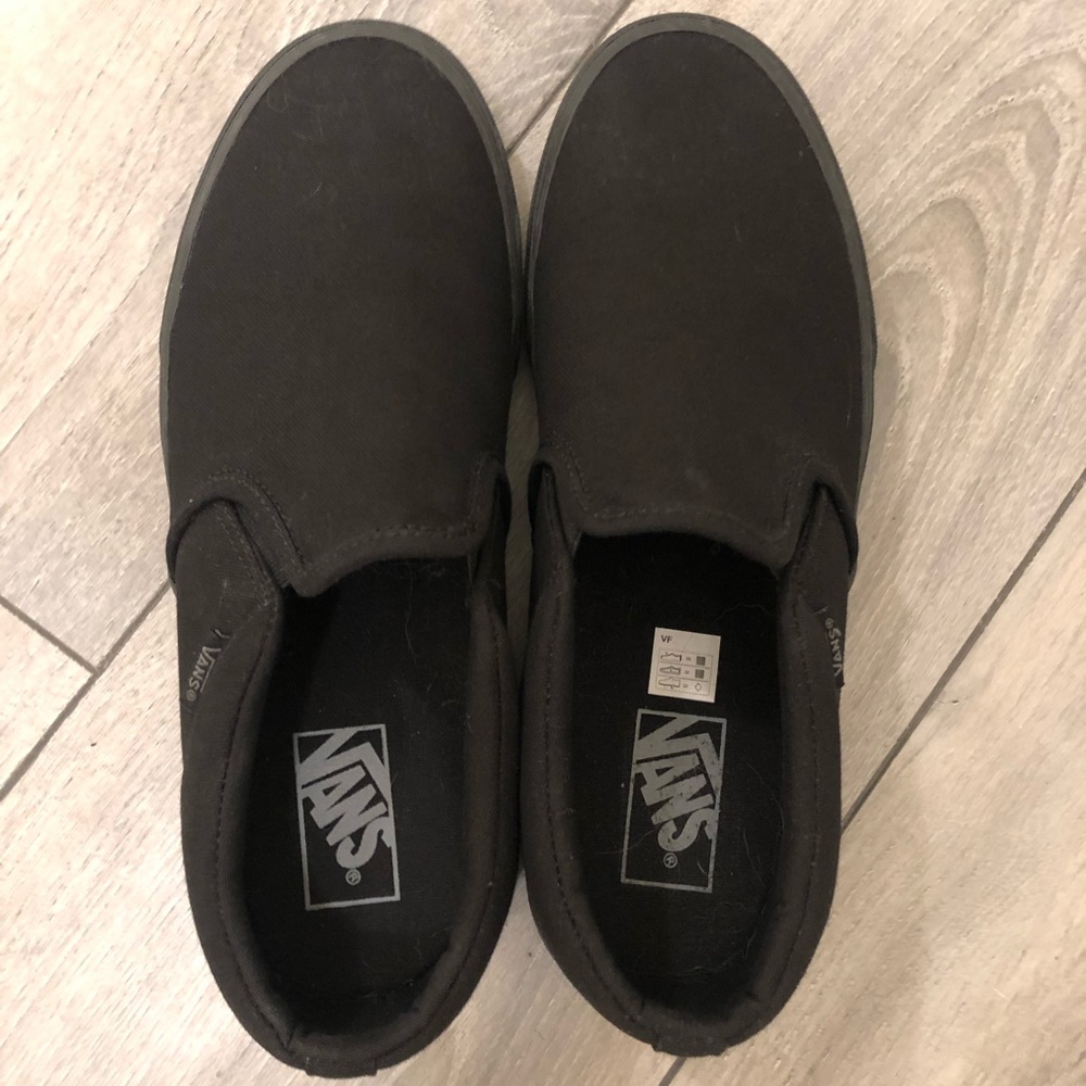 Black Slip on Vans